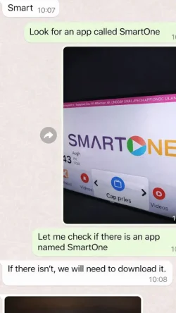 Screenshot einer 5-Sterne WhatsApp Bewertung für unser IPTV Deutschland Angebot – sicher IPTV kaufen.